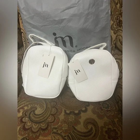 Jessica Moore | Bags | Jessica Moore Mini Backpack White 